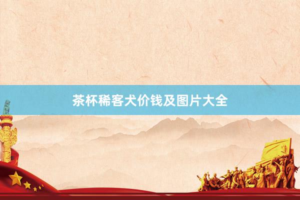 茶杯稀客犬价钱及图片大全