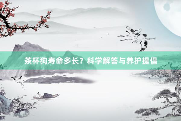 茶杯狗寿命多长？科学解答与养护提倡
